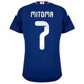 Levné Japonsko Mitoma 7 Domácí Fotbalové dresy MS 2026 Krátký Rukáv