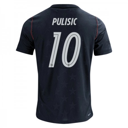 Levné Spojené Státy Americké Pulisic 10 Venkovní Fotbalové dresy MS 2026 Krátký Rukáv