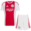 Levné Ajax Amsterdam Dětské Domácí Fotbalové dresy 2026-27 Krátký Rukáv