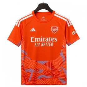 Levné Arsenal Brankářské Oranžový 2026-27 Krátký Rukáv