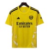 Levné Arsenal Brankářské Žlutá 2026-27 Krátký Rukáv