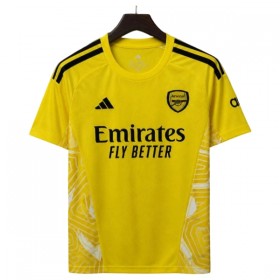 Levné Arsenal Brankářské Žlutá 2026-27 Krátký Rukáv