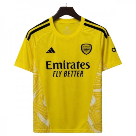 Levné Arsenal Brankářské Žlutá 2026-27 Krátký Rukáv