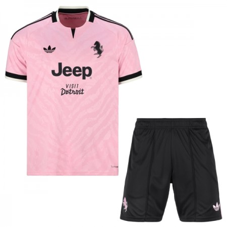 Levné Juventus Dětské Venkovní Fotbalové dresy 2026-27 Krátký Rukáv