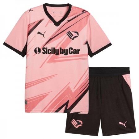 Levné Palermo Dětské Domácí Fotbalové dresy 2026-27 Krátký Rukáv