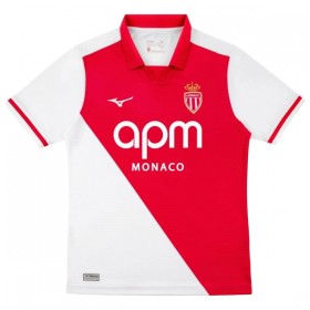 Levné AS Monaco Domácí Fotbalové dresy 2026-27 Krátký Rukáv