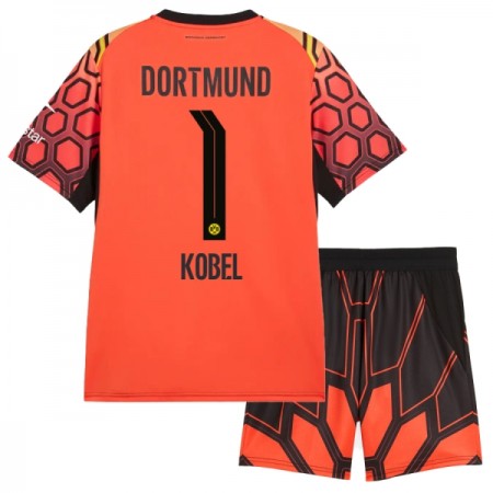 Levné Borussia Dortmund Kobel 1 Brankářské Dětské Domácí Fotbalové dresy Oranžový 2026-27 Krátký Rukáv Levné Borussia Dortmund Kobel 1 Brankářské Dětské Domácí Fotbalové dresy Oranžový 2026-27 Krátký Rukáv