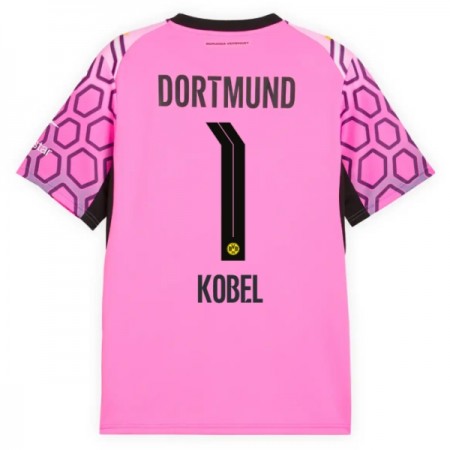 Levné Borussia Dortmund Kobel 1 Brankářské Venkovní Fotbalové dresy Růžová 2026-27 Krátký Rukáv Levné Borussia Dortmund Kobel 1 Brankářské Venkovní Fotbalové dresy Růžová 2026-27 Krátký Rukáv
