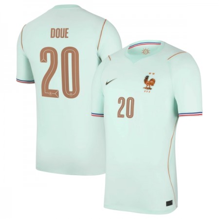 Levné Francie Desire Doue 20 Venkovní Fotbalové dresy MS 2026 Krátký Rukáv Levné Francie Desire Doue 20 Venkovní Fotbalové dresy MS 2026 Krátký Rukáv