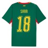 Levné Senegal Sarr 18 Venkovní Fotbalové dresy MS 2026 Krátký Rukáv Levné Senegal Sarr 18 Venkovní Fotbalové dresy MS 2026 Krátký Rukáv