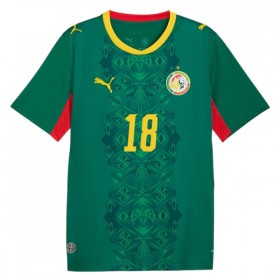 Levné Senegal Sarr 18 Venkovní Fotbalové dresy MS 2026 Krátký Rukáv