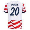Levné Spojené Státy Americké Balogun 20 Domácí Fotbalové dresy MS 2026 Krátký Rukáv