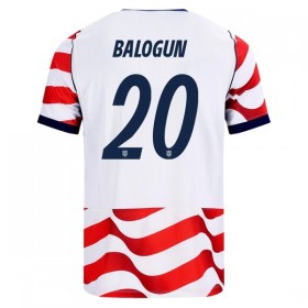 Levné Spojené Státy Americké Balogun 20 Domácí Fotbalové dresy MS 2026 Krátký Rukáv