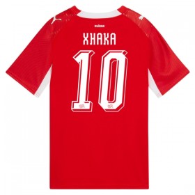 Levné Švýcarsko Granit Xhaka 10 Domácí Fotbalové dresy MS 2026 Krátký Rukáv