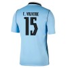 Levné Uruguay Federico Valverde 15 Domácí Fotbalové dresy MS 2026 Krátký Rukáv Levné Uruguay Federico Valverde 15 Domácí Fotbalové dresy MS 2026 Krátký Rukáv