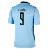 Levné Uruguay Luis Suarez 9 Domácí Fotbalové dresy MS 2026 Krátký Rukáv