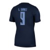 Levné Uruguay Luis Suarez 9 Venkovní Fotbalové dresy MS 2026 Krátký Rukáv Levné Uruguay Luis Suarez 9 Venkovní Fotbalové dresy MS 2026 Krátký Rukáv