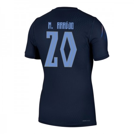 Levné Uruguay Maximiliano Araujo 20 Venkovní Fotbalové dresy MS 2026 Krátký Rukáv