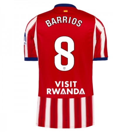 Levné Atlético Madrid Barrios 8 Domácí Fotbalové dresy 2026-27 Krátký Rukáv