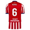 Levné Atlético Madrid Koke 6 Domácí Fotbalové dresy 2026-27 Krátký Rukáv