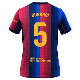 Levné FC Barcelona Cubarsi 5 Domácí Fotbalové dresy 2026-27 Krátký Rukáv