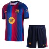 Levné FC Barcelona Dětské Domácí Fotbalové dresy 2026-27 Krátký Rukáv
