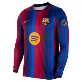 Levné FC Barcelona Domácí Fotbalové dresy 2026-27 Dlouhý Rukáv