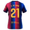 Levné FC Barcelona F. De Jong 21 Domácí Fotbalové dresy 2026-27 Krátký Rukáv Levné FC Barcelona F. De Jong 21 Domácí Fotbalové dresy 2026-27 Krátký Rukáv