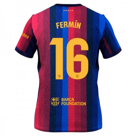 Levné FC Barcelona Fermin 16 Domácí Fotbalové dresy 2026-27 Krátký Rukáv Levné FC Barcelona Fermin 16 Domácí Fotbalové dresy 2026-27 Krátký Rukáv