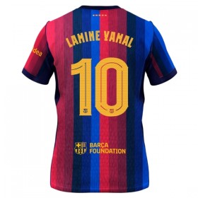 Levné FC Barcelona Lamine Yamal 10 Domácí Fotbalové dresy 2026-27 Krátký Rukáv
