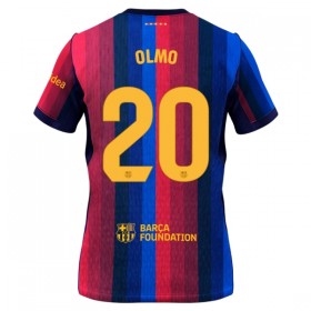 Levné FC Barcelona Olmo 20 Domácí Fotbalové dresy 2026-27 Krátký Rukáv