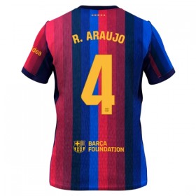 Levné FC Barcelona R. Araujo 4 Domácí Fotbalové dresy 2026-27 Krátký Rukáv