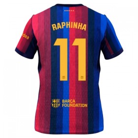 Levné FC Barcelona Raphinha 11 Domácí Fotbalové dresy 2026-27 Krátký Rukáv