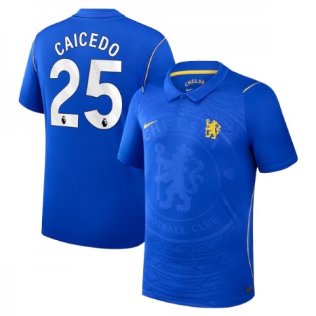 Levné Chelsea Caicedo 25 Domácí Fotbalové dresy 2026-27 Krátký Rukáv