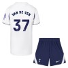 Levné Tottenham Hotspur Van De Ven 37 Dětské Domácí Fotbalové dresy 2026-27 Krátký Rukáv