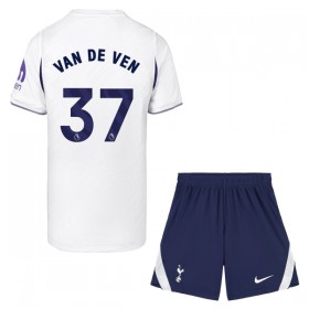 Levné Tottenham Hotspur Van De Ven 37 Dětské Domácí Fotbalové dresy 2026-27 Krátký Rukáv