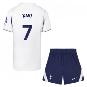 Levné Tottenham Hotspur Xavi 7 Dětské Domácí Fotbalové dresy 2026-27 Krátký Rukáv
