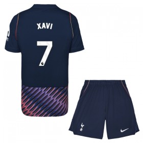 Levné Tottenham Hotspur Xavi 7 Dětské Venkovní Fotbalové dresy 2026-27 Krátký Rukáv
