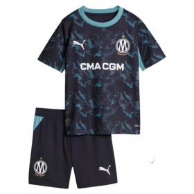 Levné Olympique de Marseille Dětské Venkovní Fotbalové dresy 2026-27 Krátký Rukáv