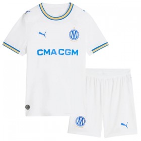 Levné Olympique de Marseille Greenwood 10 Dětské Domácí Fotbalové dresy 2026-27 Krátký Rukáv