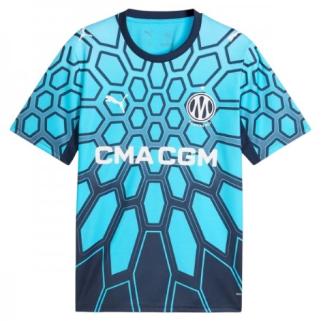 Levné Olympique de Marseille Venkovní Fotbalové dresy Modrá 2026-27 Krátký Rukáv Levné Olympique de Marseille Venkovní Fotbalové dresy Modrá 2026-27 Krátký Rukáv