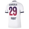 Levné Paris Saint-Germain Bradley Barcola 29 Venkovní Fotbalové dresy 2026-27 Krátký Rukáv
