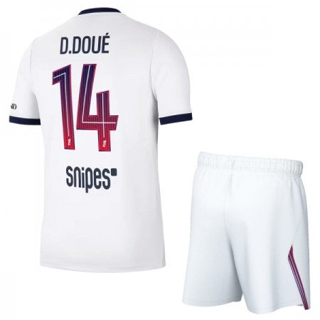 Levné Paris Saint-Germain Desire Doue 14 Dětské Venkovní Fotbalové dresy 2026-27 Krátký Rukáv