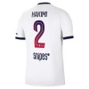 Levné Paris Saint-Germain Hakimi 2 Venkovní Fotbalové dresy 2026-27 Krátký Rukáv
