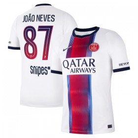 Levné Paris Saint-Germain Joao Neves 87 Venkovní Fotbalové dresy 2026-27 Krátký Rukáv