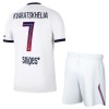 Levné Paris Saint-Germain Kvaratskhelia 7 Dětské Venkovní Fotbalové dresy 2026-27 Krátký Rukáv Levné Paris Saint-Germain Kvaratskhelia 7 Dětské Venkovní Fotbalové dresy 2026-27 Krátký Rukáv