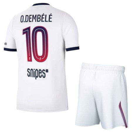 Levné Paris Saint-Germain O. Dembele 10 Dětské Venkovní Fotbalové dresy 2026-27 Krátký Rukáv Levné Paris Saint-Germain O. Dembele 10 Dětské Venkovní Fotbalové dresy 2026-27 Krátký Rukáv