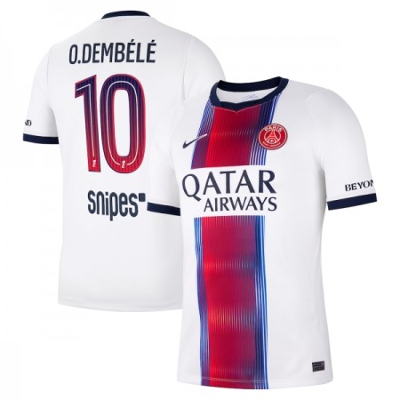 Levné Paris Saint-Germain O. Dembele 10 Venkovní Fotbalové dresy 2026-27 Krátký Rukáv