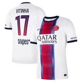 Levné Paris Saint-Germain Vitinha 17 Venkovní Fotbalové dresy 2026-27 Krátký Rukáv
