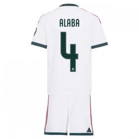 Levné Real Madrid Alaba 4 Dětské Domácí Fotbalové dresy 2026-27 Krátký Rukáv